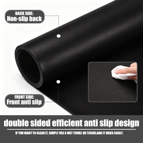 Image of Anti Slip Mat,Anti Vibration Exercise Equipment Mat for Elliptical,Stepper