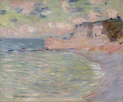 Pared impresiones lienzo de paisajes marinos: lámina artística de Monet en formato 60x90cm