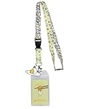Sanrio Gudetama Seriously I Can't ID Badge Holder Breakaway Lanyard w/ 2' Lazy Egg Rubber Charm