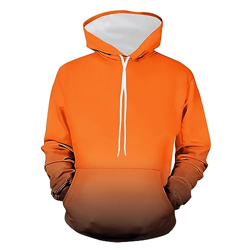 Muscularfit Mens Hoodies Pullover Drawstring Long Sleeve Gradient Color Lightweight Hooded Sweatshirts Casual Loose Hoodies
