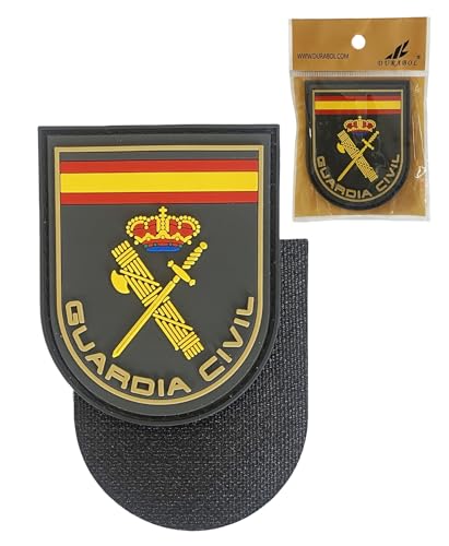 Parche PVC con velcro para mochila, España, Policía, borgoña, Legión, Águila, Bripac,...