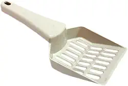 Durapets Pá Higiênica de Areia para Gatos Branca, 24,5 cm x 9,5 cm x 4 cm, Dono(a) de Gato
