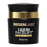 Regen Labs Liquid Facelift - Anti-Aging Peptide Cream to Reverse Aging - Diminish Wrinkles & Fine Lines, Enhances Collagen Production - Skin Peptides | EWG Verified | GHK - 1oz