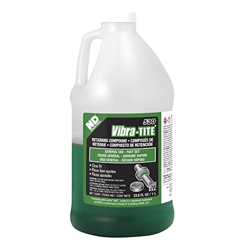 Vibra-TITE 530 Green General Purpose Anaerobic Retaining Compound, 1 Liter Jug