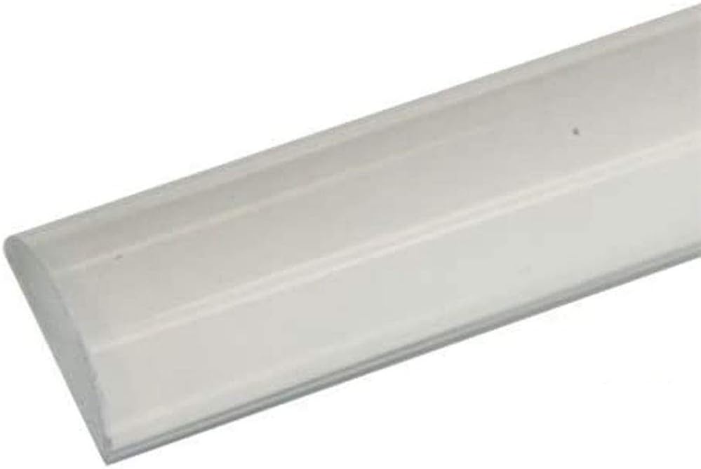 5/8" Wide by 5/16" High - Clear Acrylic Frameless Shower Threshold - 35 in long