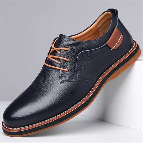 Men's Casual Dress Oxfords Shoes Business Formal Leather Derby Sneakers2