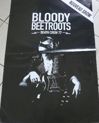 Affiche Bloody Beetroots pour habiller un grand mur blanc poster moderne 70x100