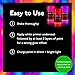 individuall Glow in The Dark Paint - Set of 8, 20 mL Reflective Acrylic Paints for Outdoor and Indoor Use on Canvas, Walls and Ornament Painting - Phosphorescent, Easter Egg Painting Decoration