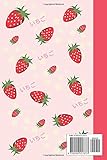 Zoom IMG-1 notebook cute kawaii strawberry lined Zoom IMG-1 notebook cute kawaii strawberry lined