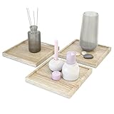 Matériau : Fabriqué en MDF de grande qualité, le plateau décoratif est à la fois léger et solide. De plus, la surface stratifiée de ce plateau rectangulaire est très facile d’entretien. Finition de qualité - Made in Germany.