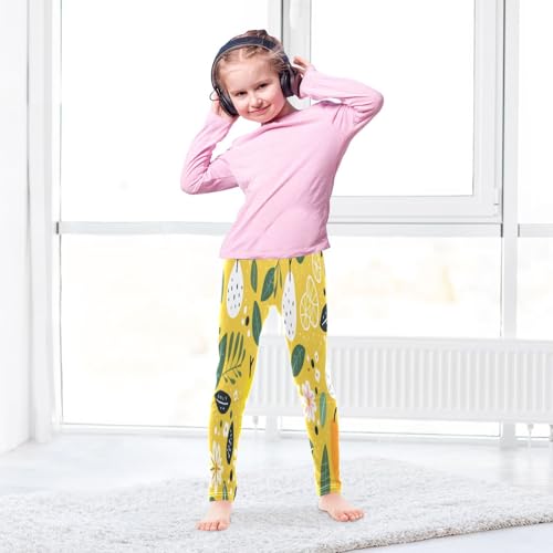 Bolaz Toddler Girls Leggings Printed Yoga Pants Leggings Pear Lemon for Kids4