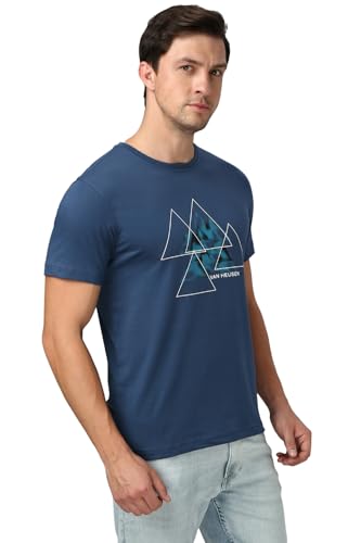 Image of Van Heusen Men's Athleisure Graphic T-Shirt - Comfortable Crew Neck| Soft Breathable Cotton Blend | Casual Wear Style | Summer Favorite | Style 60054
