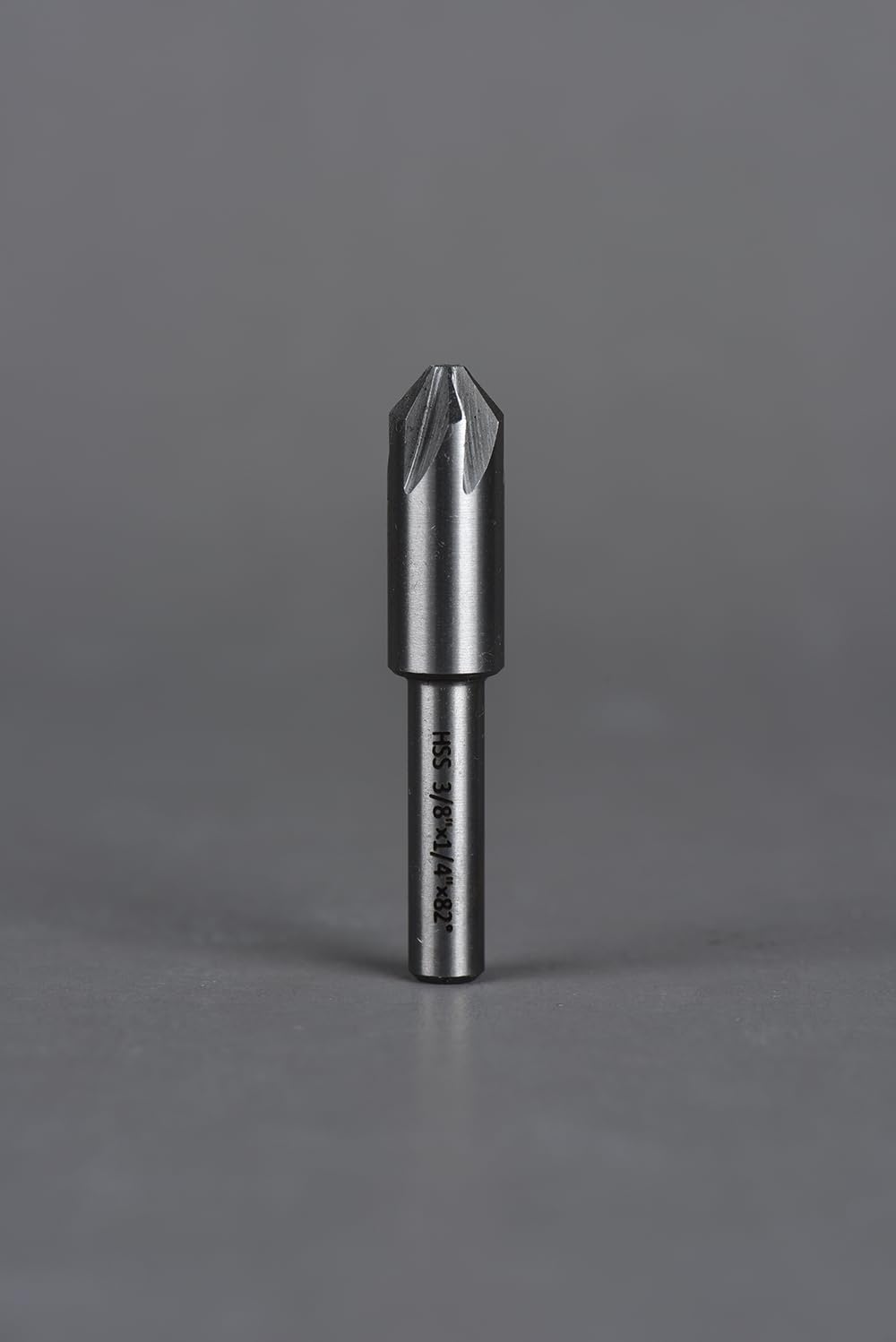 Countersink Drill Bits Set JESTUOUS 82 Degree 6 Flute 3/4" 5/8" 1/2" 3/8" 1/4" HSS Round Shank Precision Ground for Metal,5 Pieces