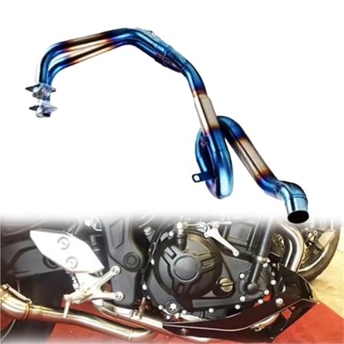 Échappement Moto pour Yamaha YZF R3 et MT03 Tube en Acier Inoxydable Silencieux À Enfiler