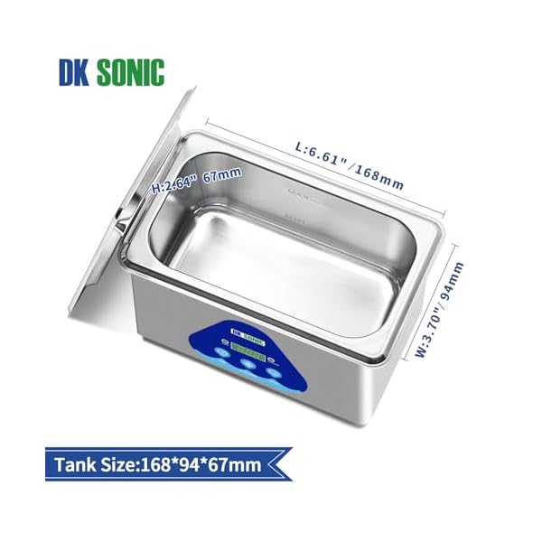 DK-SONIC-Ultrasonic-Cleaner-900ML-Stainless-Steel35W-Ultrasonic-Jewelry-Cleaner-with-Digital-Timer-for-Cleaning-JewelryEyeglassesCoins-Include-Basket DK-SONIC-Ultrasonic-Cleaner-900ML-Stainless-Steel35W-Ultrasonic-Jewelry-Cleaner-with-Digital-Timer-for-Cleaning-JewelryEyeglassesCoins-Include-Basket