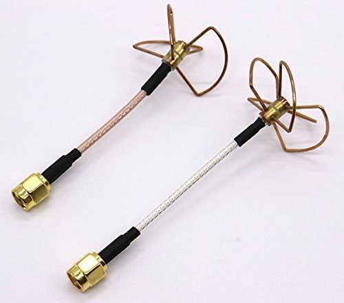 Wishring FPV Clover Leaf Omni-directional Circular Polarized 5.8 Ghz Video/audio Antenna LHCP