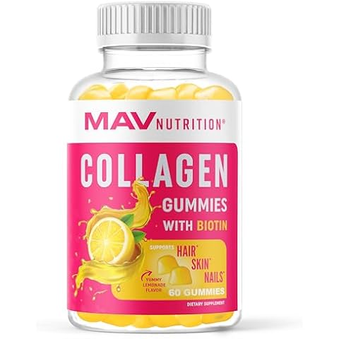 MAV Collagen Gummies with Biotin, Vitamin C, E & Zinc Cover