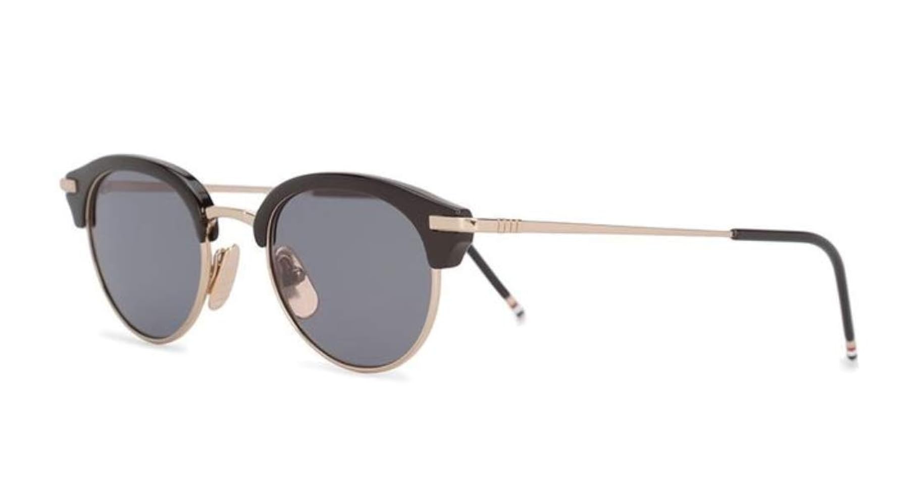 トムブラウン サングラス TB-706 ミラーレンズ ネイビー × ゴールド