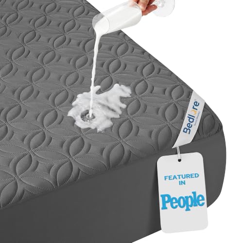 BEDLORE Waterproof Mattress Protector, Queen Size Mattress Pad Noiseless - image 1
