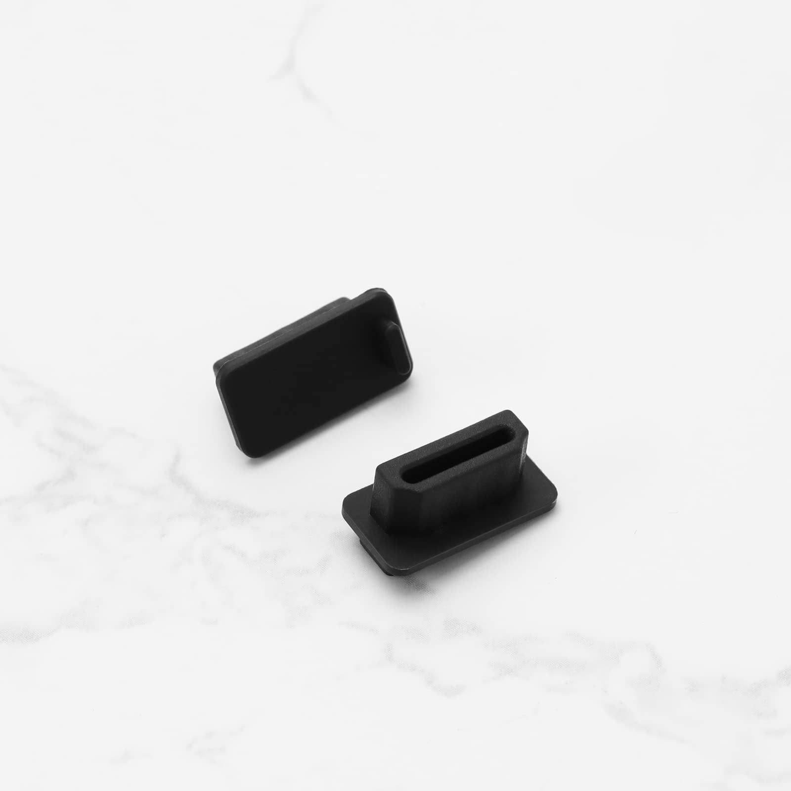 ECSiNG 30 szt. uniwersalnych silikonowych wtyczek przeciwpyłowych do laptopa RJ45 żeńskie gniazdo i HDMI żeński port i port USB ochrona przed kurzem korek osłona czarna