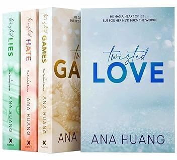 Image of Twisted Books Series by Ana Huang 4 Book Bundle - Twisted Love, Twisted Games, Twisted Hate & Twisted Lies Bestseller Set | Romantic Fiction Box Set | Contemporary Steamy Romance Novels for Adults