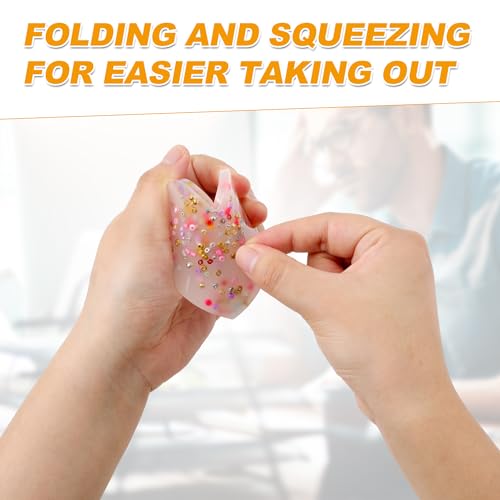 Fidget Pads zum Hautzupfen, Sensorisches Spielzeug zum Hautzupfen Fidget Pad aus Kunststoff Fidget-Pad zur Vorbeugung von Hautzupfen Fidget für Kinder und Erwachsene zum Stressabbau (Herz)