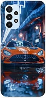 جراب موبايل سيليكون مطبوع متوافق مع سامسونج جالاكسي A32 بشبكة الجيل الرابع 4G، تصميم 219