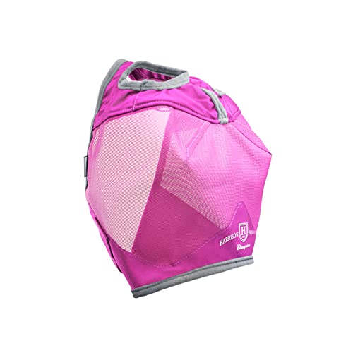 Harrison Howard Horse Fly Mask Standard Magenta Arabian Medium #TOP4