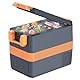 UKKISO Kühlbox Mini Kühlschrank für Auto Tragbare Elektrische Camping-Gefrierbox 40L Elektrischer Kompressor-Kühler 12V 12/24 V DC und 100–240 V AC für Auto, Lkw, Boot, RV mit USB