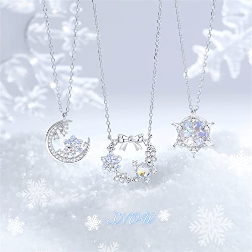Collier flocon argent 925, une chaîne de cheville chic et raffinée - 2