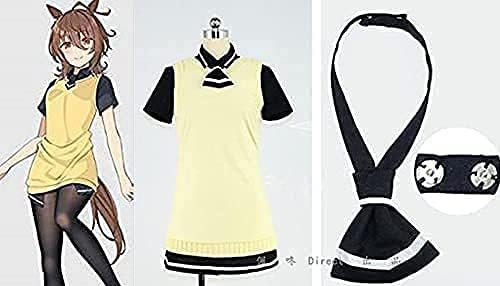 Amazon 欣缘 Cosplayウマ娘 プリティーダービー アグネスタキオン 勝負服 コスプレ衣装風 女性m コスプレ 仮装 通販