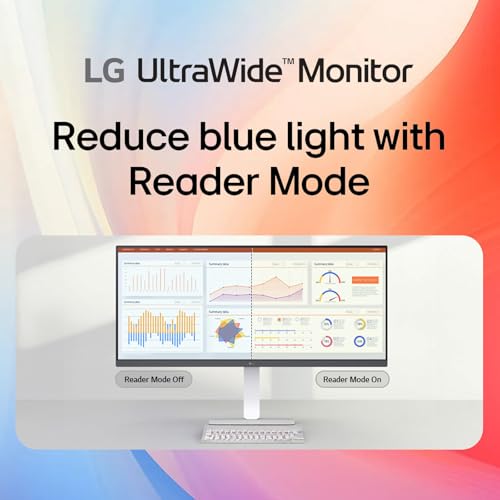 Image of LG 34 Inch UltraWide Monitor, 21:9 WFHD (2560 x 1080) IPS Display, 100Hz, VESA DisplayHDR 400, FreeSync, Flicker Safe, USB Type-C, HDMI, DisplayPort, Speakers, VESA Mount, Home Office Computer,Black