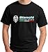 Produktbild Bianchi Passione Bicycle Logo Black Mens T-Shirt Size M
