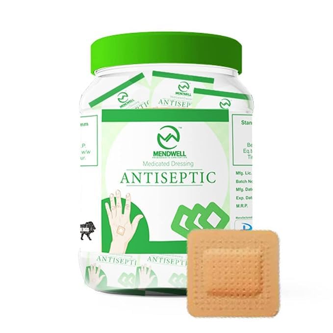 genericBand Aid Bandage for Adult, Kids First Aid Bandage | All One Size | Flexible + Breathable Protection for First Aid and Wound Care Bandaids (Square) 100 pcs