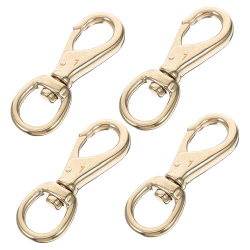 Porte-clés DIY laiton avec fermoir pivotant Zerodeko pour suspension sac et clés