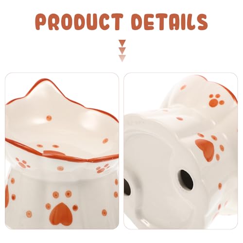 Gamelle pour chat en céramique antidérapante ergonomique