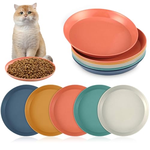 10 tigelas planas para gatos, tigelas planas para gatos, pratos planos, tigelas para gatos, tigelas planas para gatos, comedouros para gatos