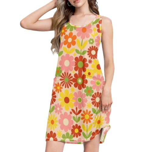 Robe de plage légère col rond pour vos vacances ensoleillées
