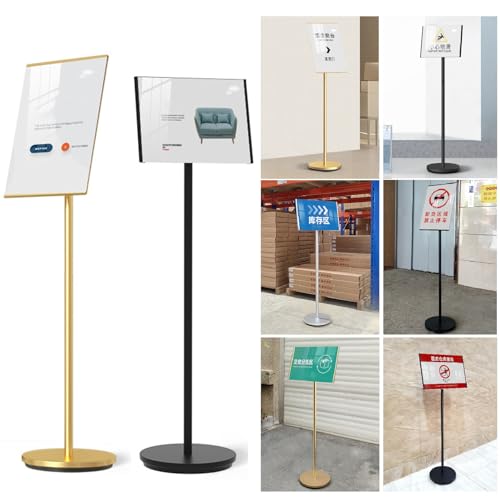 Support d'affichage sur pied réglable pour magasin et événements - 8