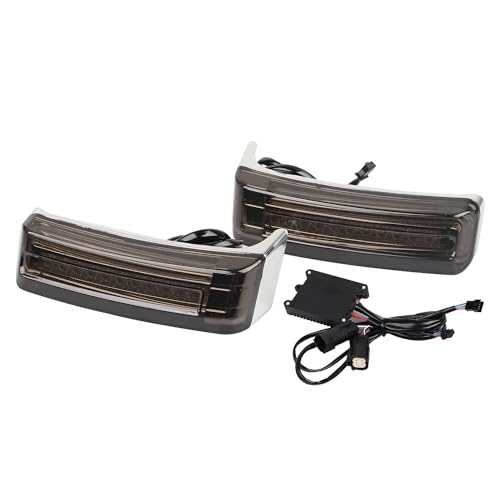 【Caratteristica】Aggiungere Slimline Design al vostro Saddlebag, Bright Extra Luci Posteriori Aiuto per la Strada quando si è di fronte ad altri Rider.
