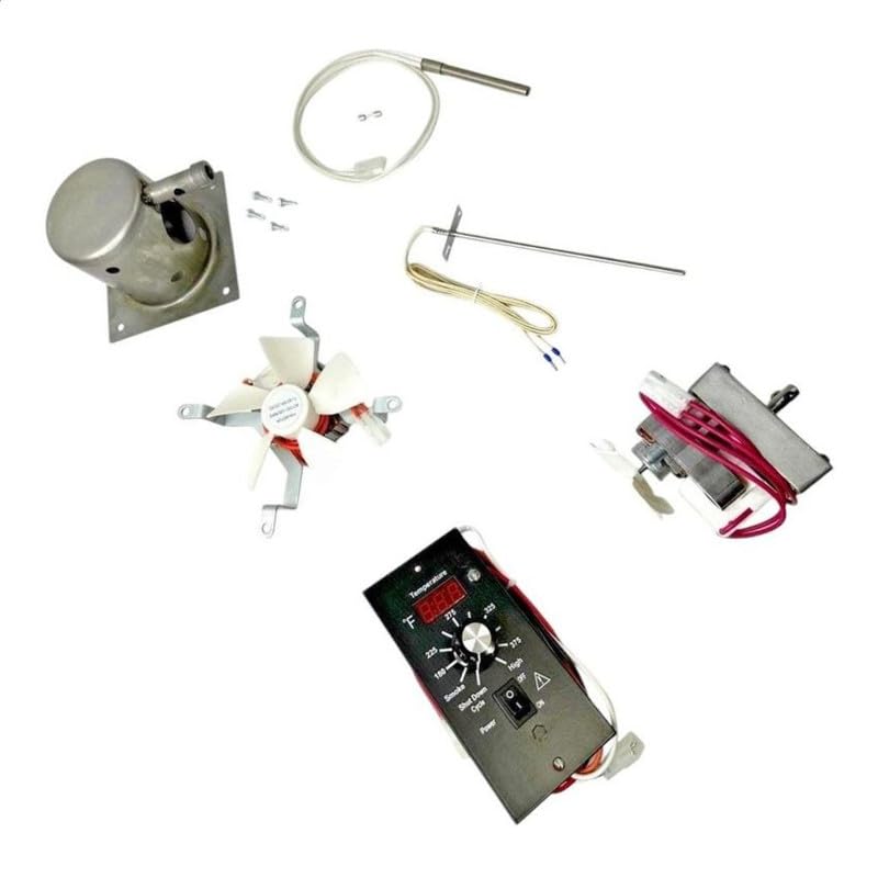 Auger Motor + Fan + Hot Rod + RTD + Burn Pot & Control Board fits AC Traegers 85001, 86000, 87578, 89679