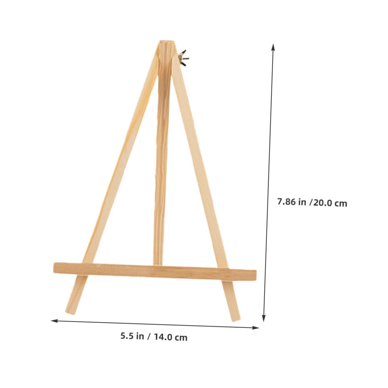 NUOBESTY 8pezzi Cavalletti Da Tavolo Pieghevoli Legno Per Ragazzo Ragazza Supporto Per Pittura e Mostre Per Attività Creative Casa e Classe