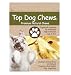 Top Dog Chews Cow Ears Jumbo Thick 12 Pack - Huge No Additives, Chemicals or Hormones - USDA/FDA Inspected