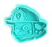 Floki3D Pack de 3 Patrulla Canina Moldes y Cortadores de Galletas -...