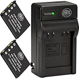 BM Premium 2-Pack of LB-012 Batteries and Charger for Kodak KLIC-7006, PIXPRO FZ55, FZ55-BK, FZ53 Cameras