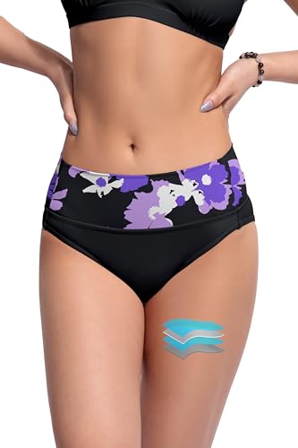 Image of Beautikini Period Swimwear Bikini Menstrual Swim Bottoms Leakproof Bathing Suits for Teens Girl
