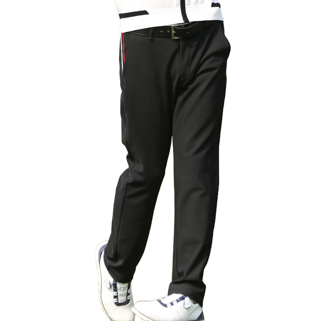 Pantalones De Golf para Hombre De Invierno De Forro Polar Elástico para Vestir Trabajar Cómodos para Viajar