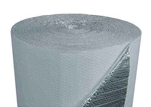 US Energy Products Reflective Insulation Roll: 48in x 200ft, R8, Metal Building, Basement, Vapor Barrier, Pole Barn, Crawlspace, Automotive, Concrete, Class 1 / Class A Fire Rated