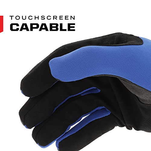 Mechanix Wear: Fastfit Work Glove With Elastic Cuff For Secure Fit, Performance Gloves For Multi-Purpose Use, Touchscreen Capable Safety Gloves For Men (Blue, Medium) #TOP1
