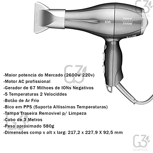 Taiff VIS Unique Secador 2600W 220V